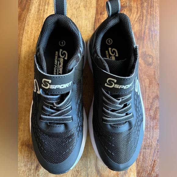 Kids 1 sketcher sneakers memory foam black - Picture 5 of 6